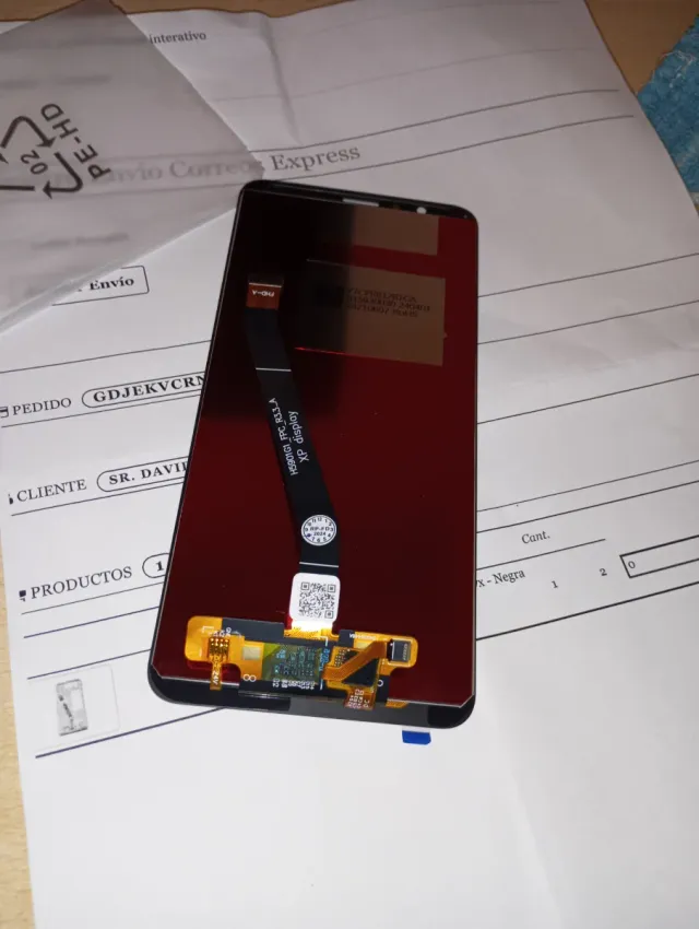 Tela LCD Touch Huawei Honor 7x Preta