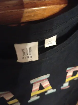 Camiseta Gap Manga Larga 8 años