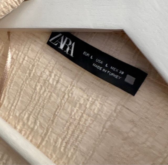 Traje pantalón Zara beige