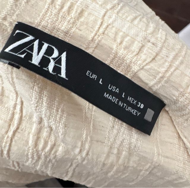 Traje pantalón Zara beige