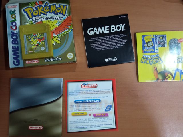 Pokémon Edición Oro Game Boy Color