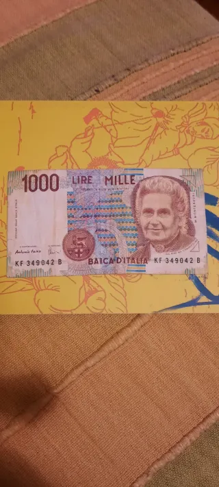 Banconota 1000 Lire Italia