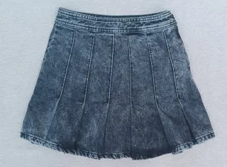 Falda mini Zara gris Talla XS