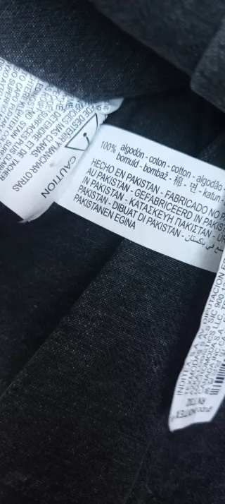 Falda mini Zara gris Talla XS