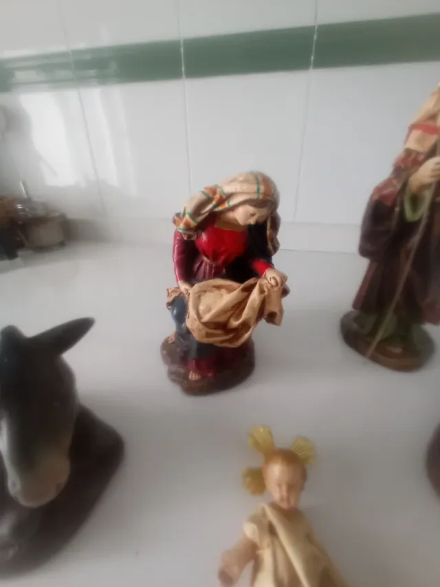 Belén antiguo de Estuco