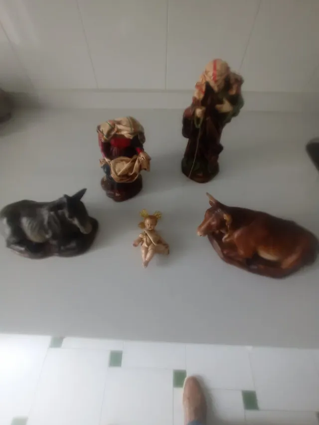 Belén antiguo de Estuco