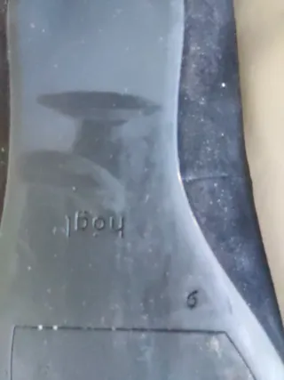 Manoletinas Hogl Negras Talla 43