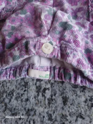 Pantaloni bimba 9 mesi fantasia floreale