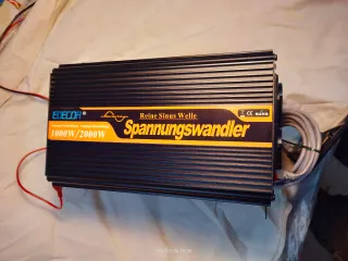 Inversor Edecoa 12V 1000W/2000W con display.