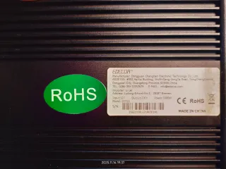 Inversor Edecoa 12V 1000W/2000W con display.