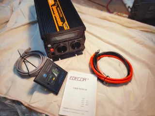 Inversor Edecoa 12V 1000W/2000W con display.