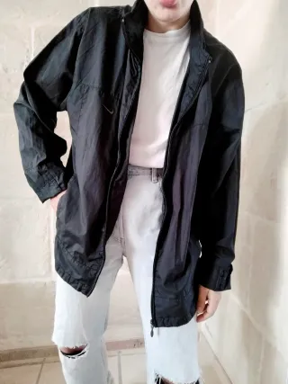 Giacca a vento Nike nera