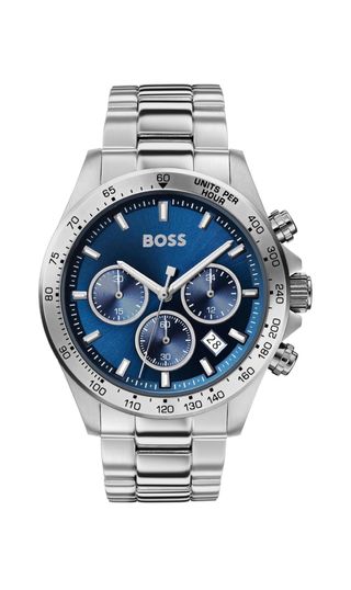 Reloj Hugo Boss Cronógrafo Azul y Plateado