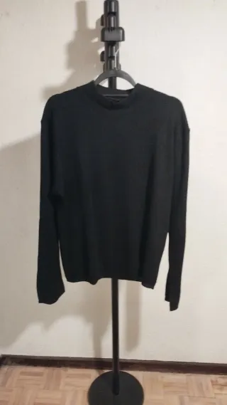 Jersey cuello alto negro