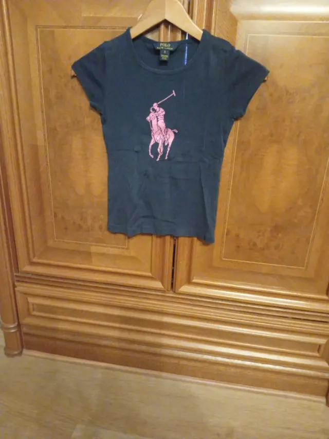 Camiseta Polo Ralph Lauren Negra Talla XS