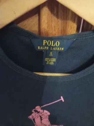 Camiseta Polo Ralph Lauren Negra Talla XS
