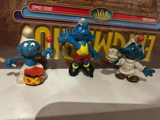 Figuras Pitufos (3 unidades)