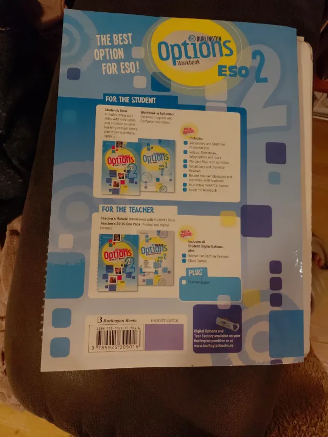 Cuaderno inglés secundo de la eso