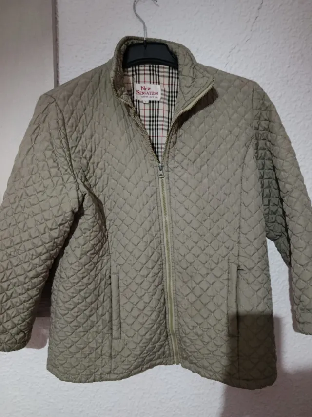 Chaqueta New Sensation Beige Mujer