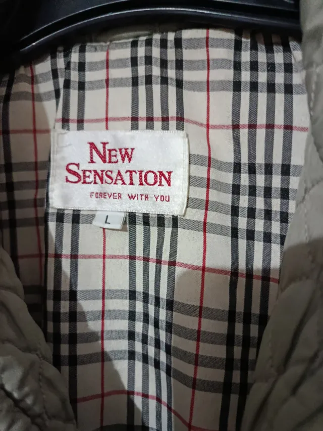 Chaqueta New Sensation Beige Mujer