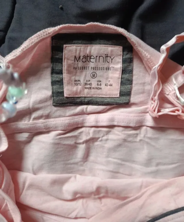 Camisón lactancia rosa