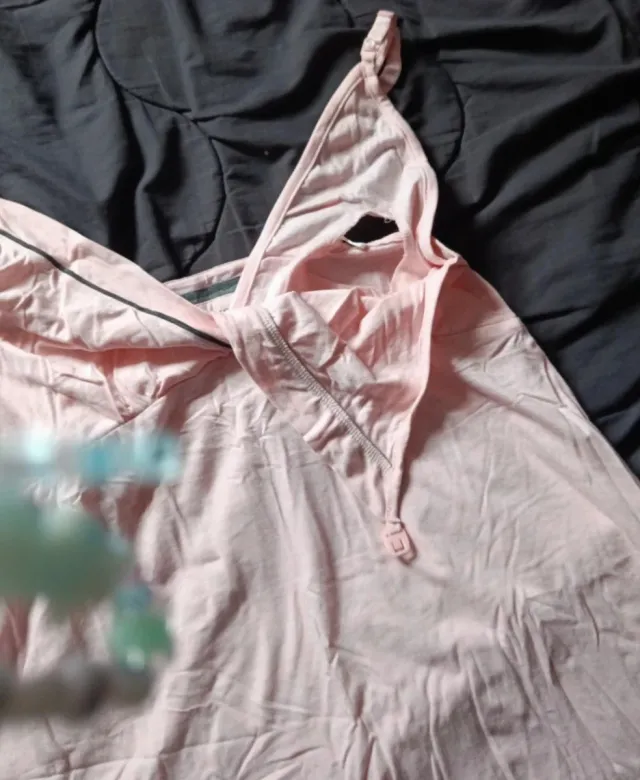 Camisón lactancia rosa