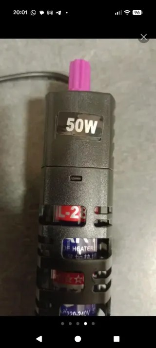 Calentador Acuario Seabillion Quartz Blastproof