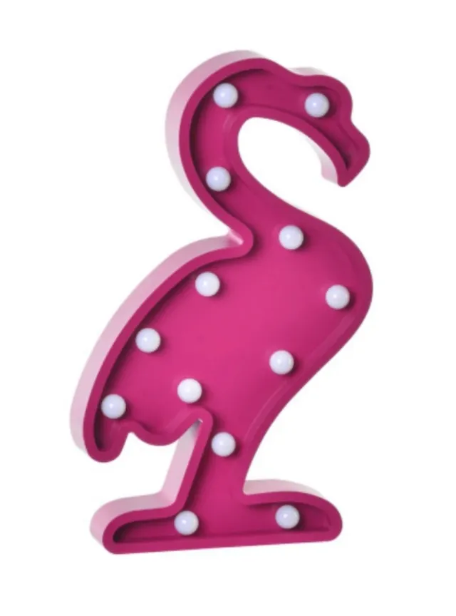 Flamenco LED Decoración Batería flamingo lámpara