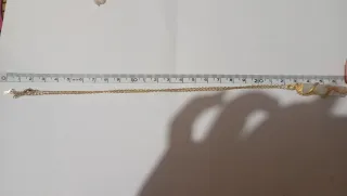 Collar Chapado Oro y Jade Blanco Dragón