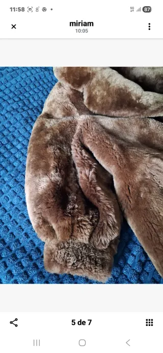 BAJADA DE PRECIO Abrigo Cirilo Fernández PIEL