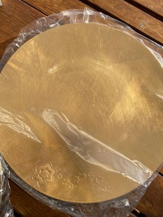 Sottopiatto Thun in plastica dorato