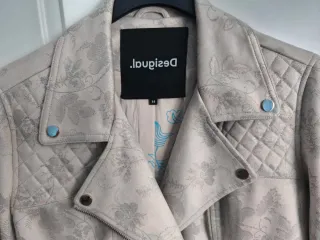 Chaqueta Desigual mujer, tg 44, rosa pálido floral