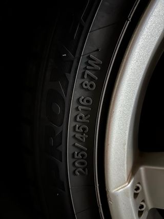 Llantas 16 4x100 con neumaticos