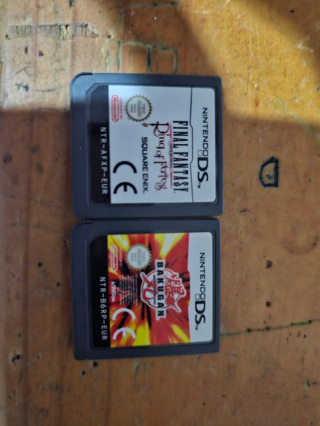 Final Fantasy Ring of Fates y Bakugan DS