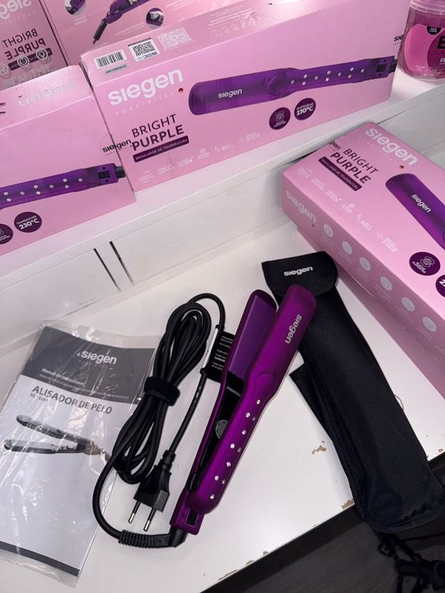 Plancha de pelo Siegen Bright Purple