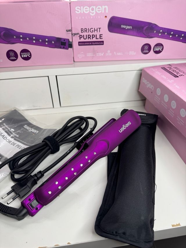 Plancha de pelo Siegen Bright Purple