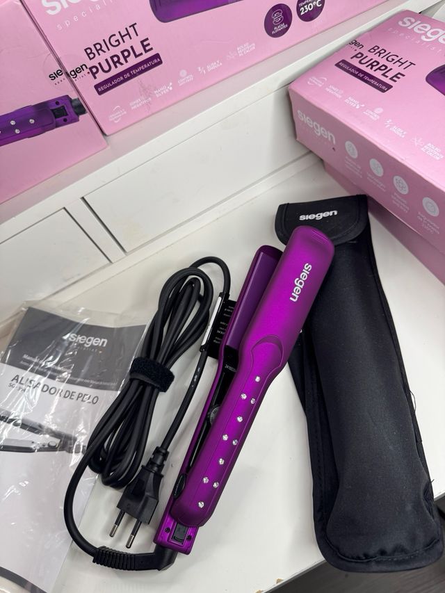 Plancha de pelo Siegen Bright Purple