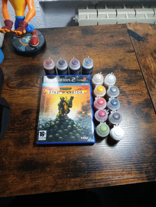 Lote Warhammer Fire Warrior PS2 + Pinturas
