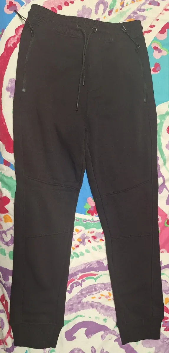 Pantalón niño 12 años, negro. Talla XS.