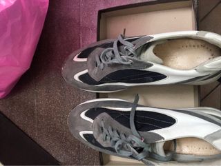 Santoni Scarpe Grigio Bianco