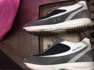 Santoni Scarpe Grigio Bianco