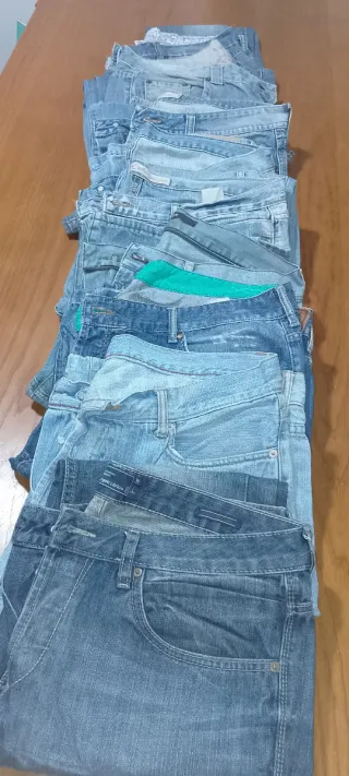 9 Pantalones vaqueros azules en perfecto estado