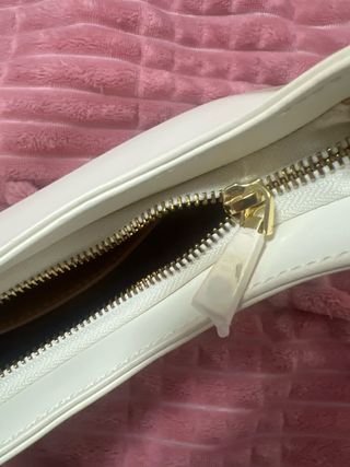 Bolso Love Moschino Beige y Dorado