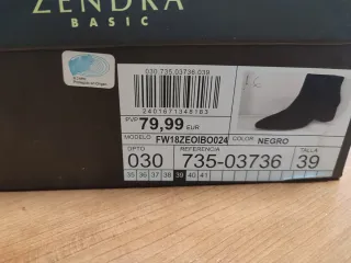 Botines negros tacón