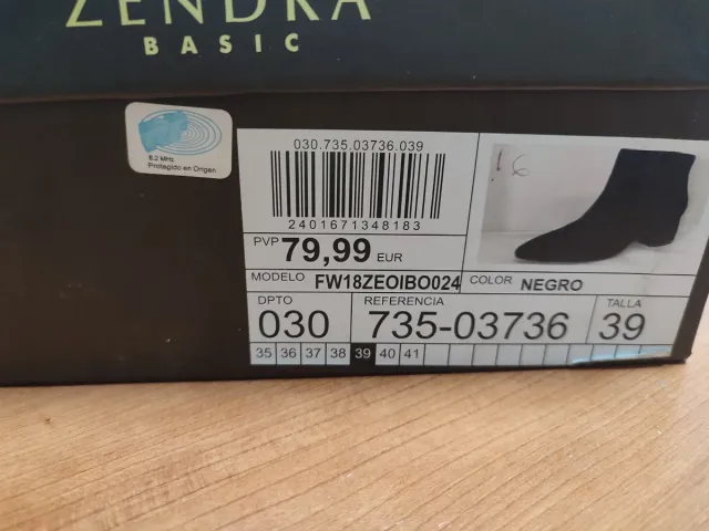 Botines negros tacón