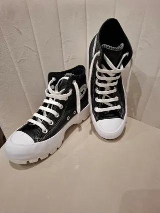 Converse Botas Negras Plataforma