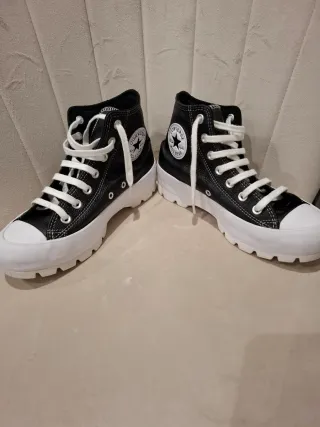 Converse Botas Negras Plataforma