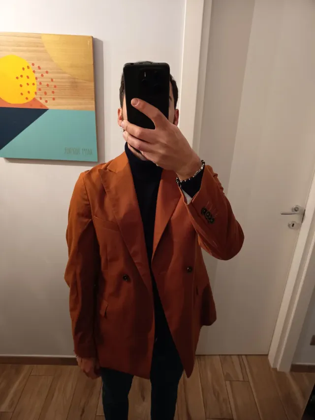 Blazer Sorbino Doppio Petto Taglia 46/M