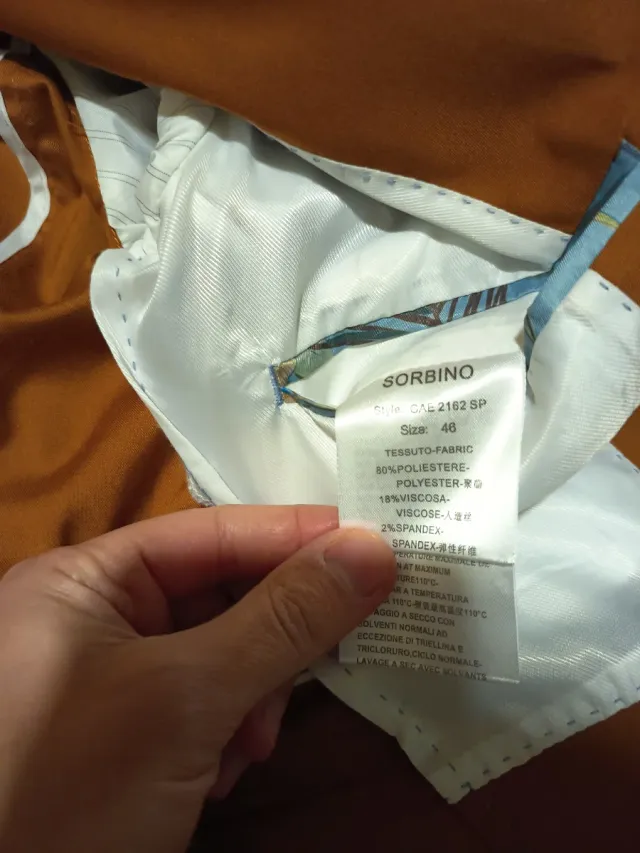 Blazer Sorbino Doppio Petto Taglia 46/M