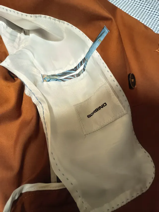 Blazer Sorbino Doppio Petto Taglia 46/M